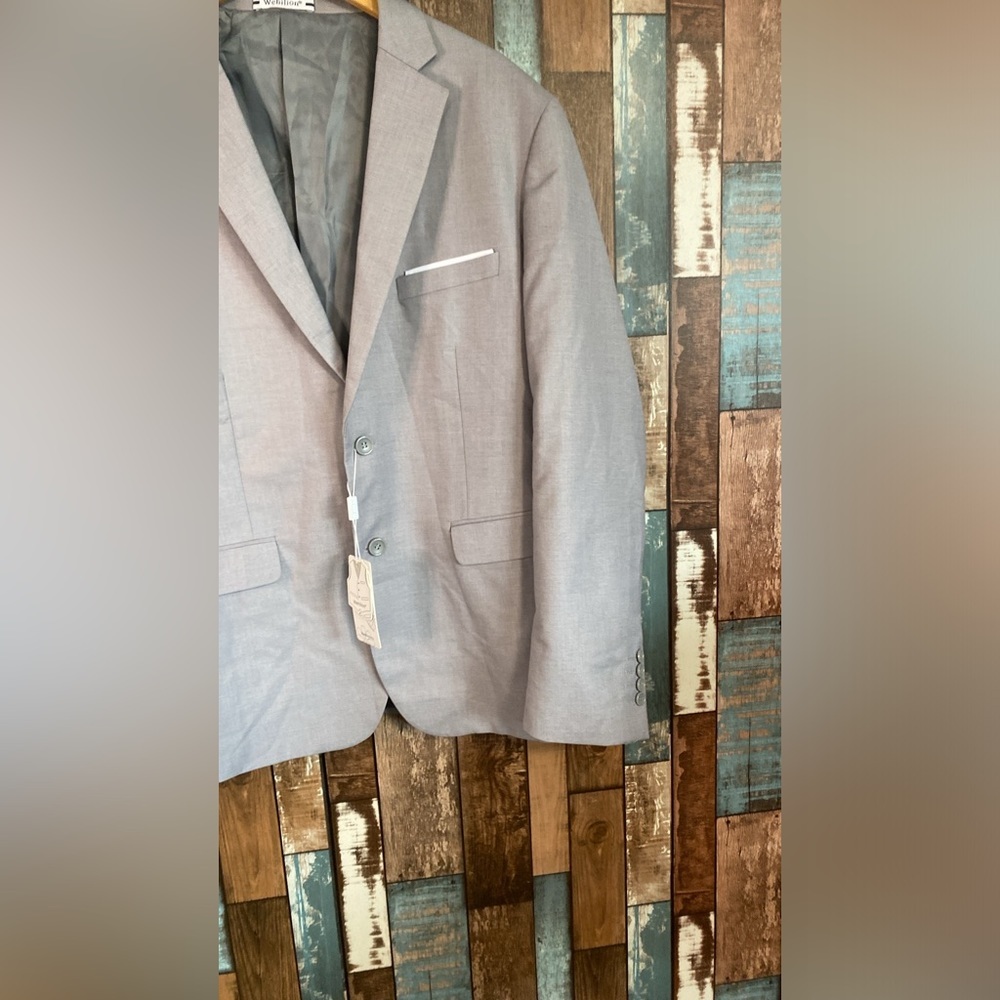 Wehilion 3XL gray suit jacket - Picture 3 of 16